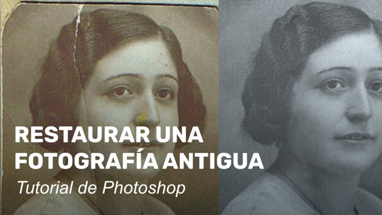 Restaurar una fotografía antigua en Photoshop