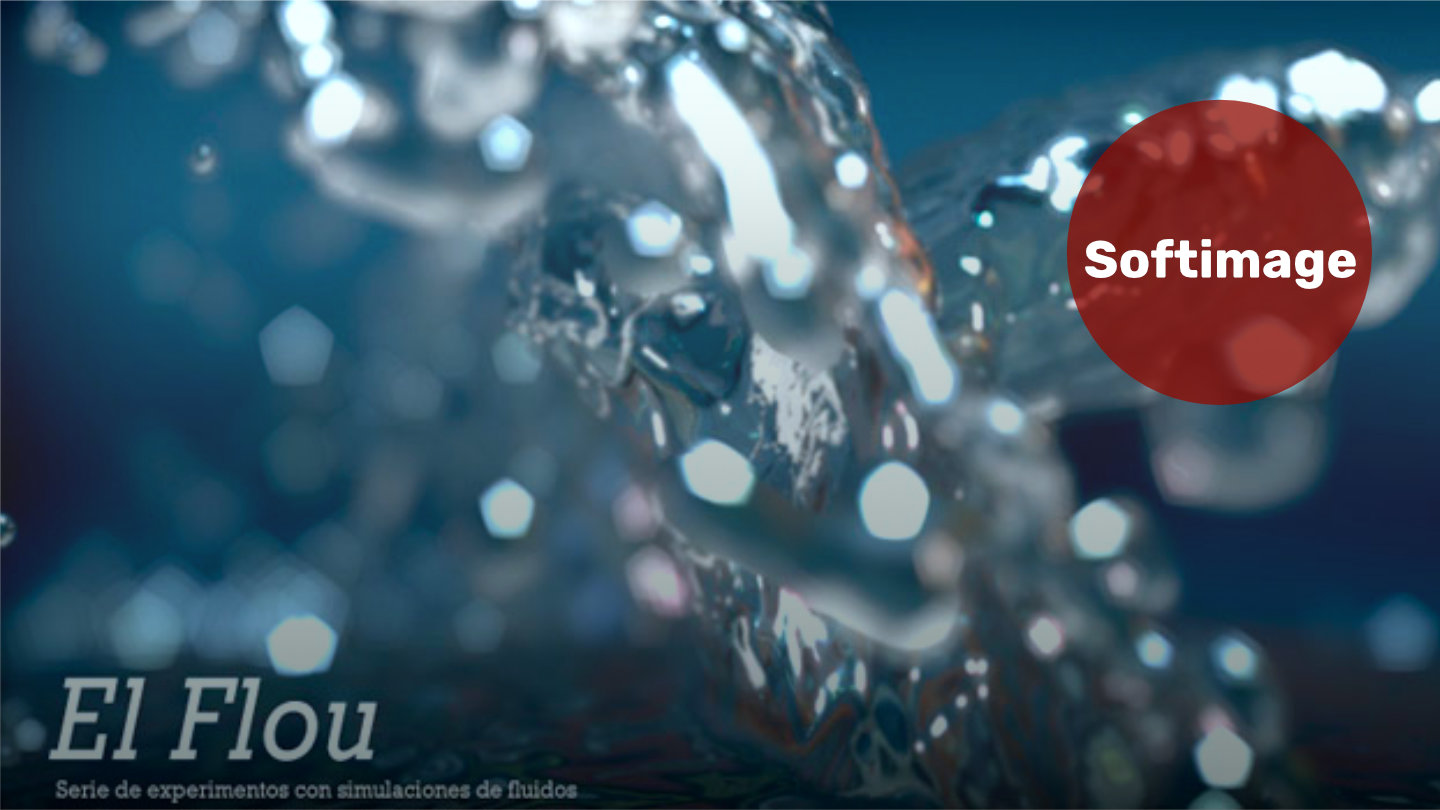 El Flou. Serie de experimentos con simulaciones de fluidos