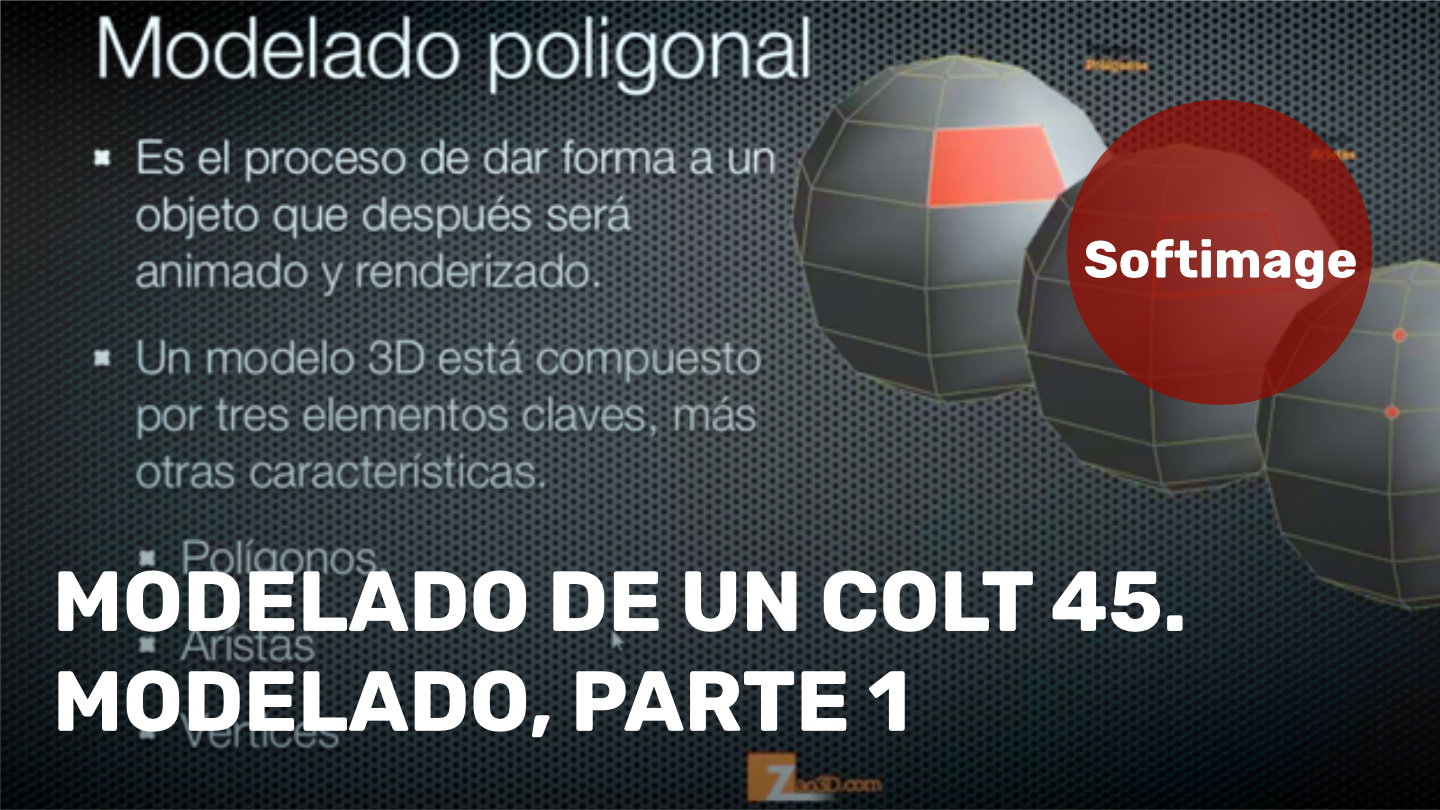 Modelado de un Colt 45. Modelado, parte 1