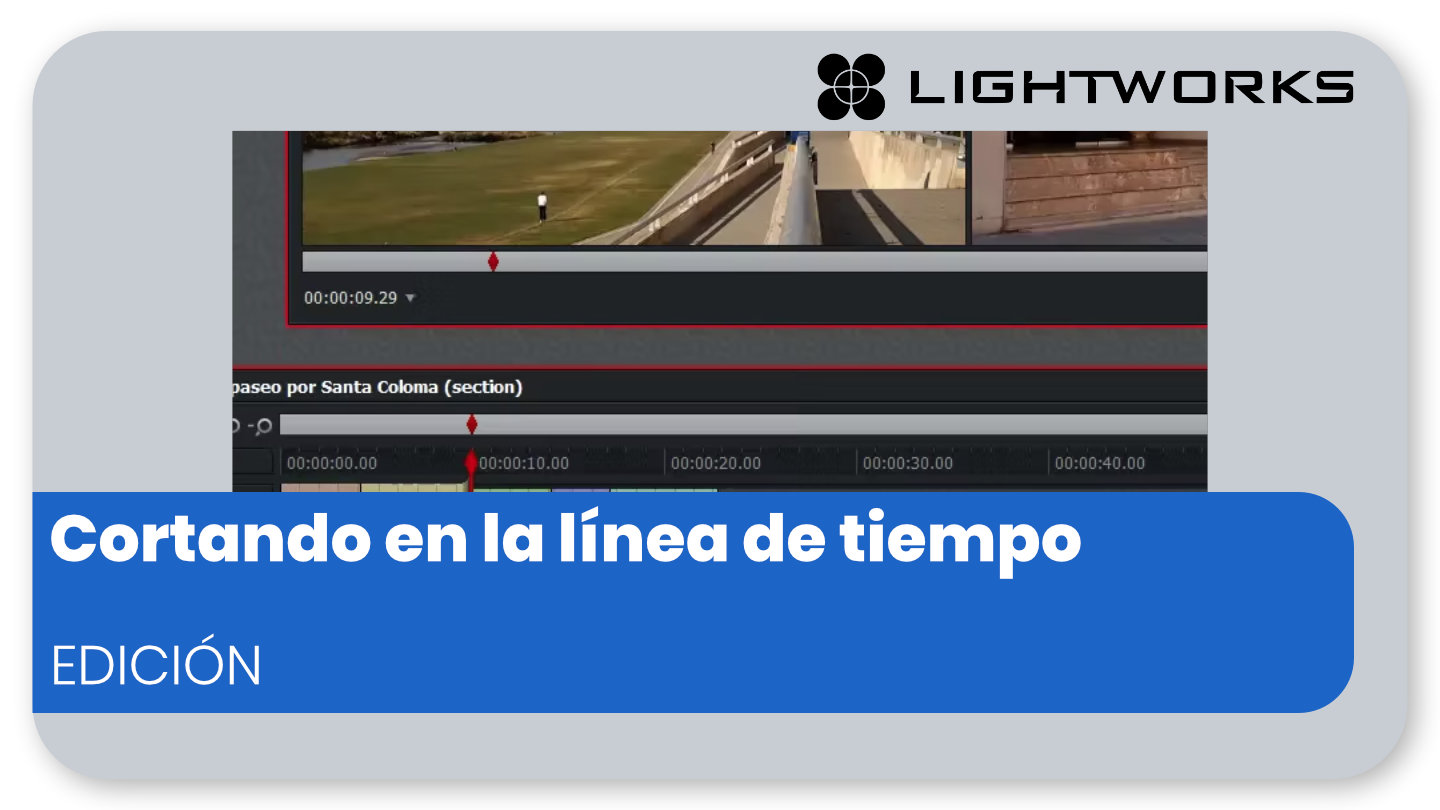 Cortando en la línea de tiempo