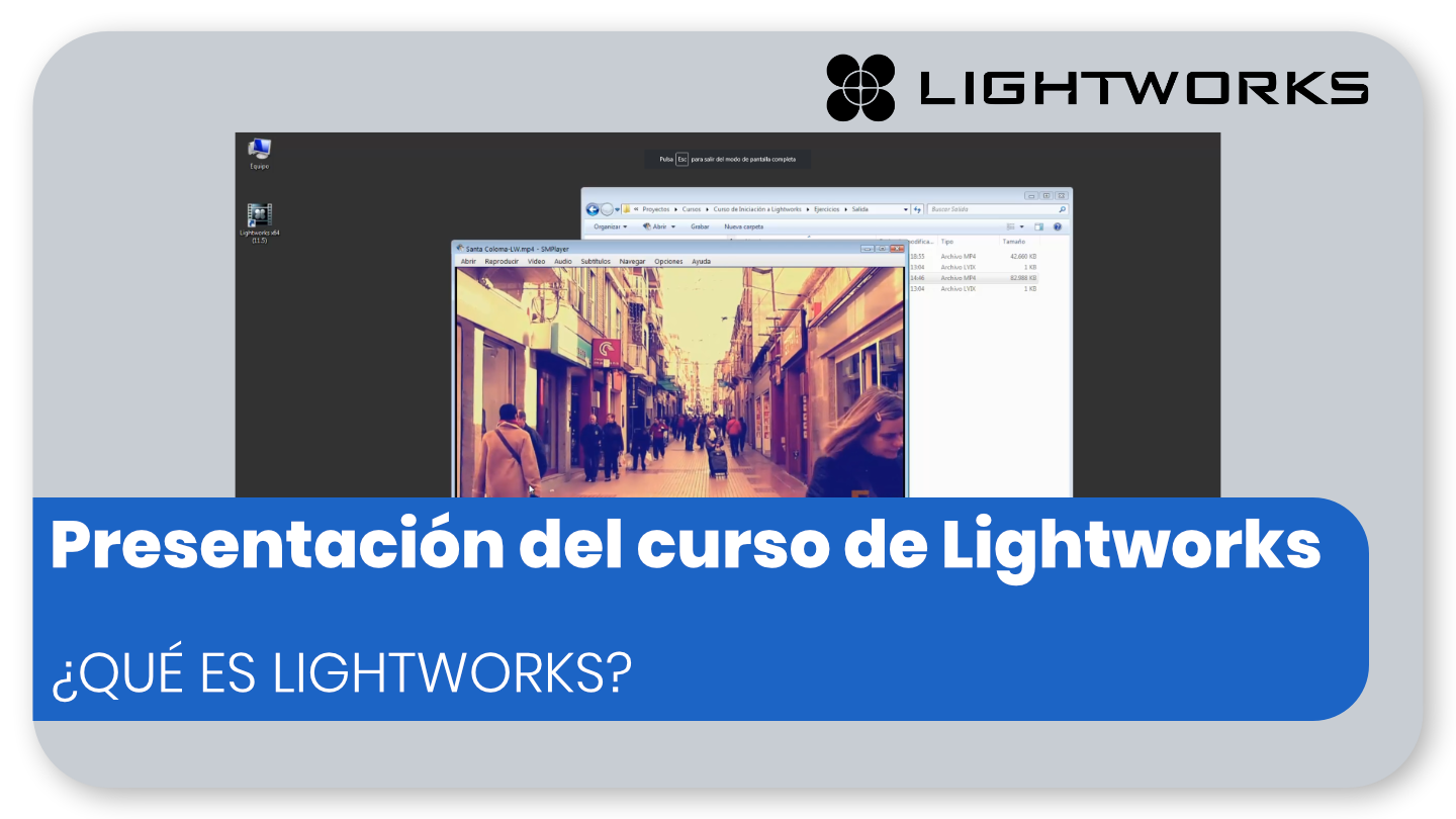 Presentación del curso de Lightworks