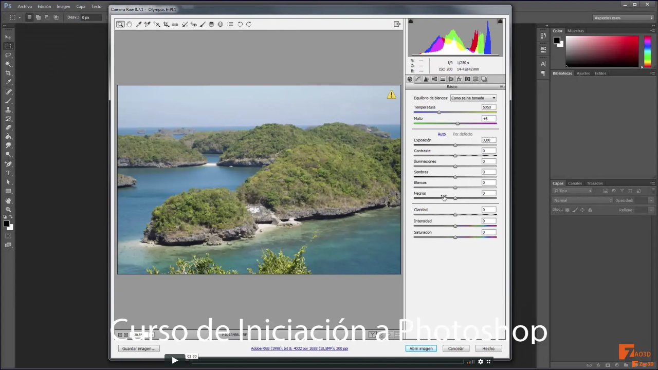 Presentación del curso de Iniciación a Photoshop