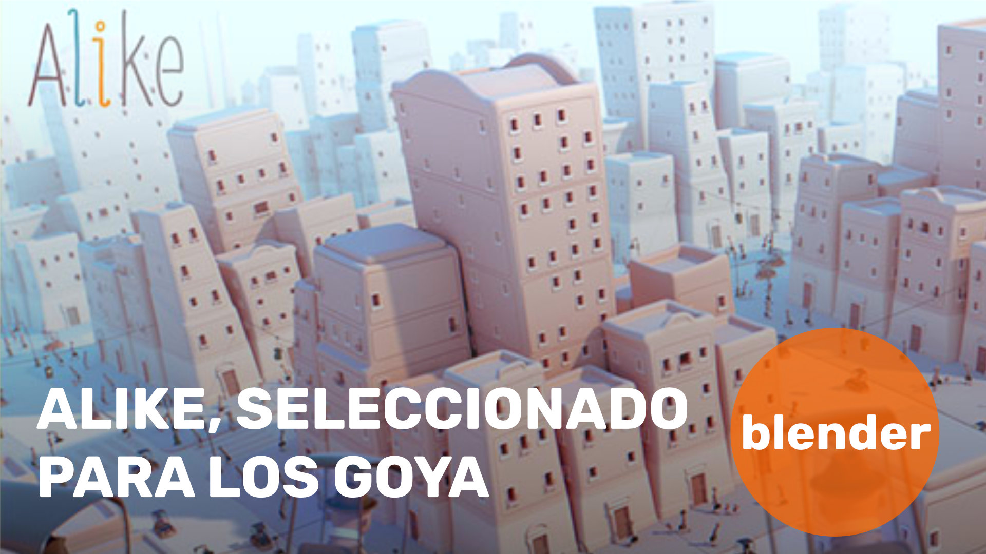 Alike, seleccionado para la 30ª edición de los Goya