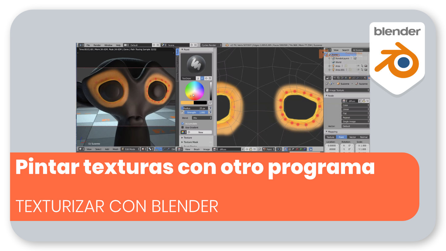 Usar un programa externo para crear las texturas