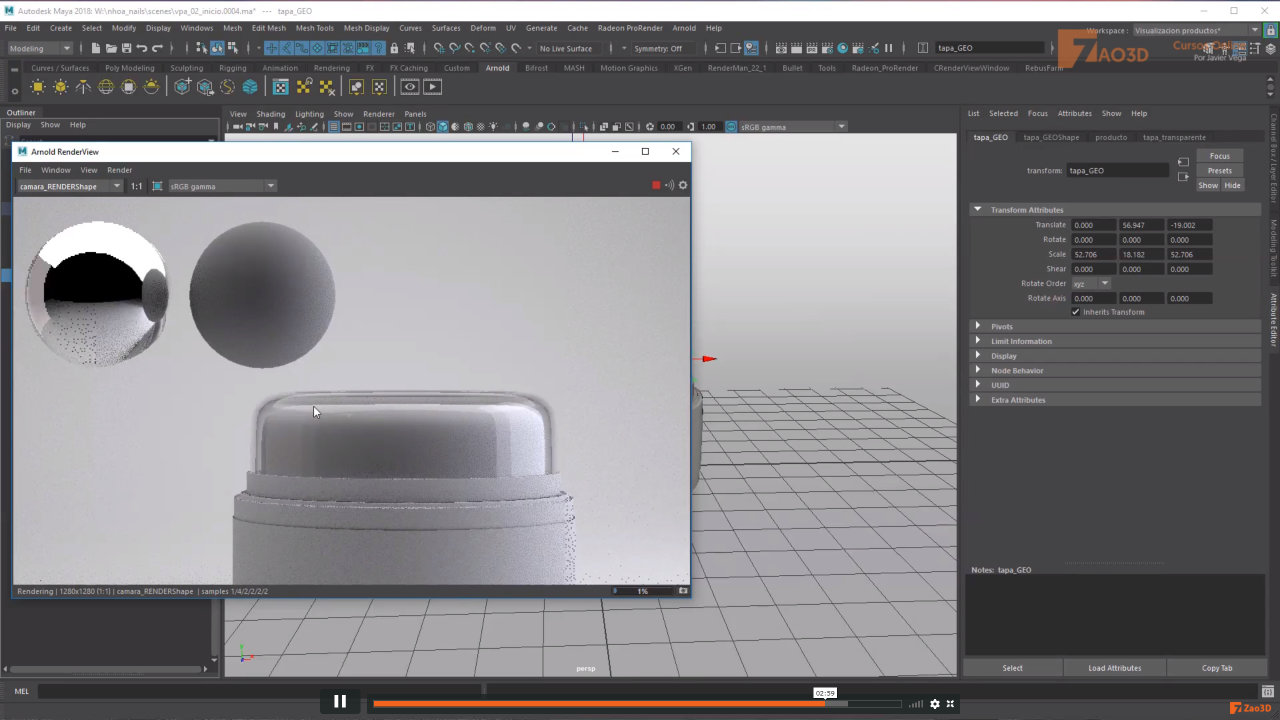 Crear el material de plástico transparente