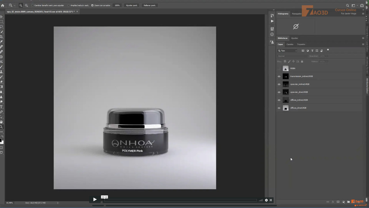 Componer la imagen en Photoshop