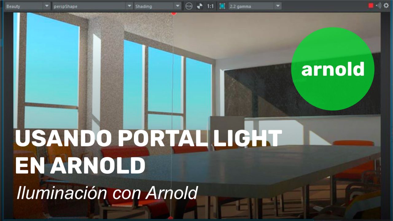 Usando Portal Light en Arnold