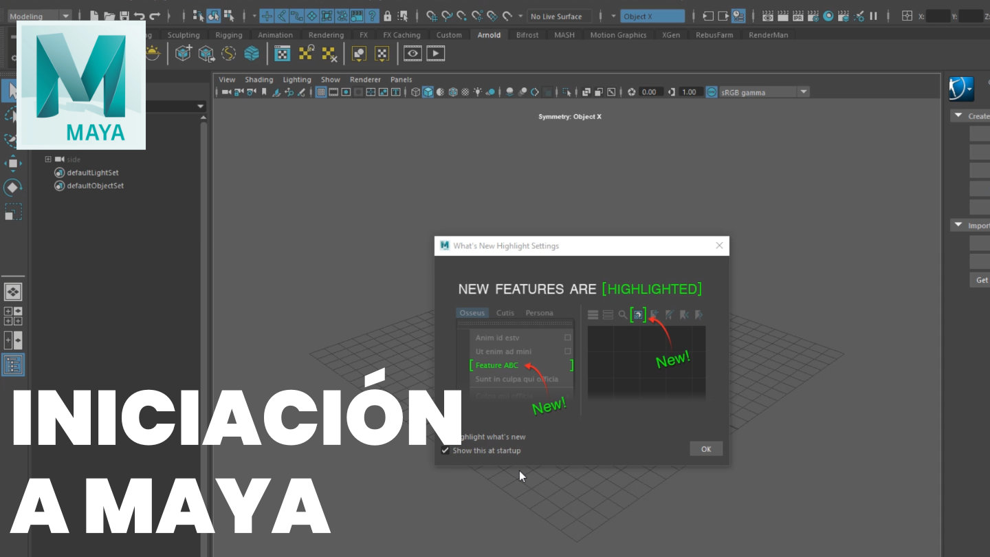 Aprende 3D con Maya