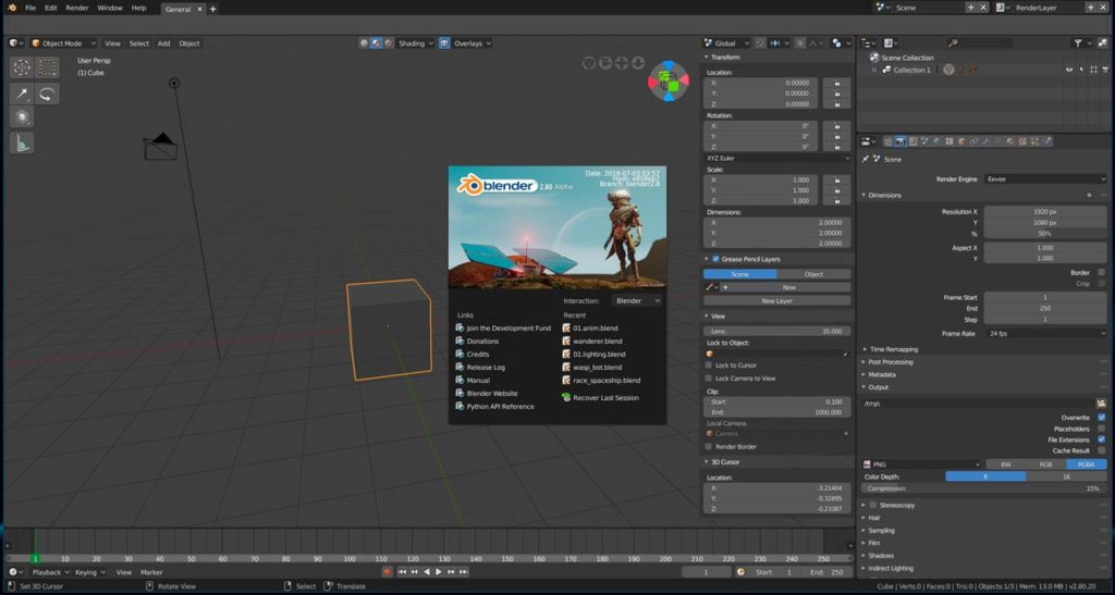Finalizó el Code Quest para Blender 2.8 y ya tenemos fechas para