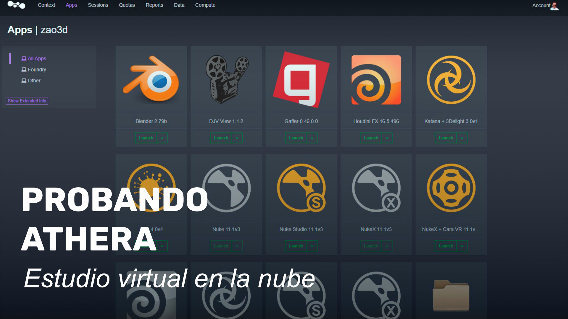 Probando Athera, de The Foundry