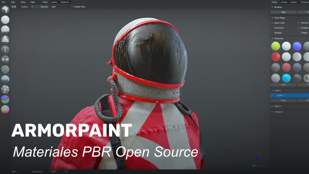 ArmorPaint. Software de creación de materiales PBR