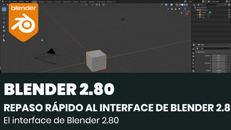 Repaso rápido al interface de Blender