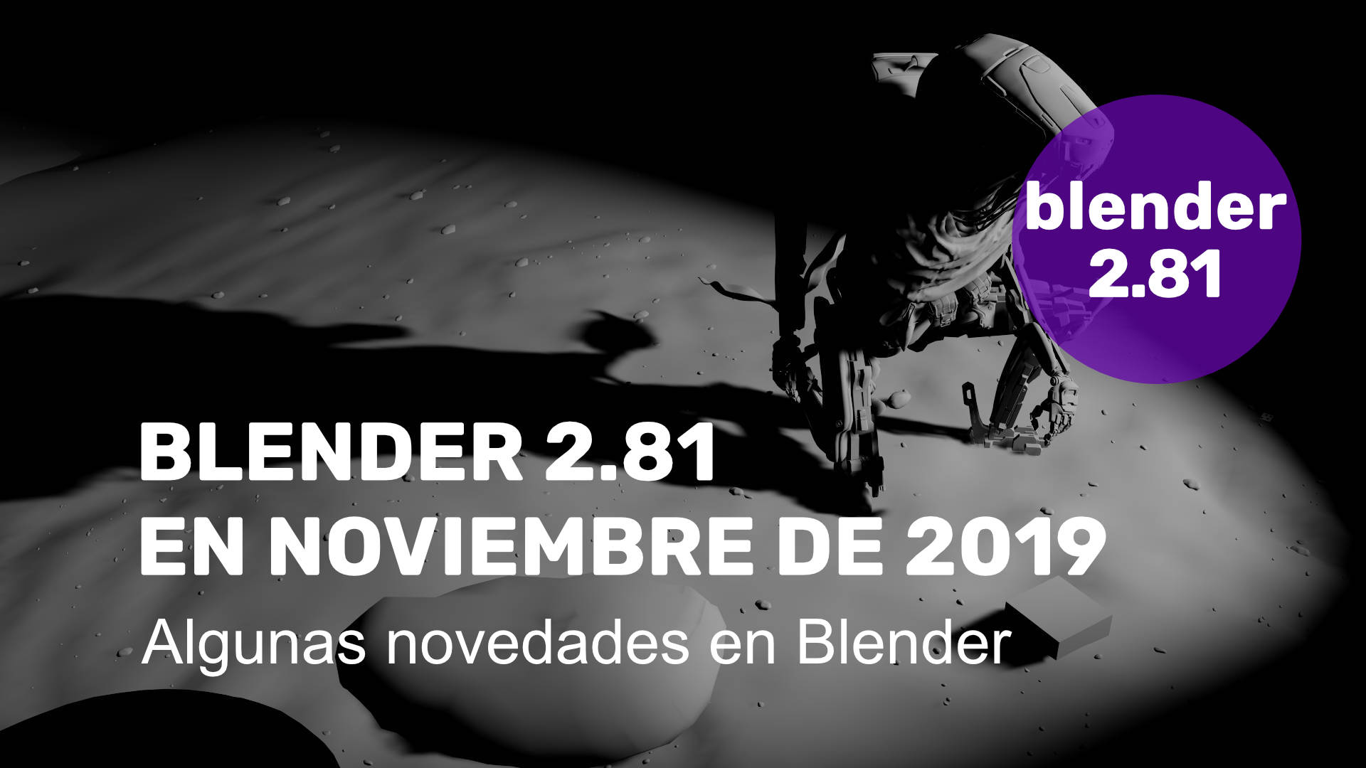 Blender 2.81 para noviembre de 2019