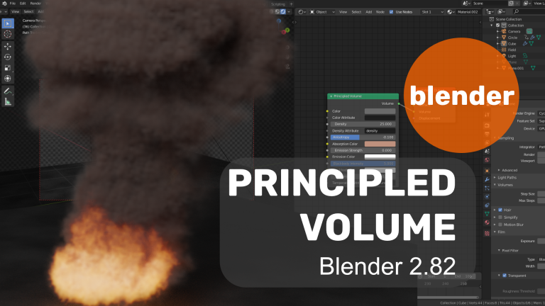 El Principled Volume en Blender