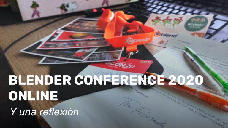 Blender Conference 2020 online y una reflexión