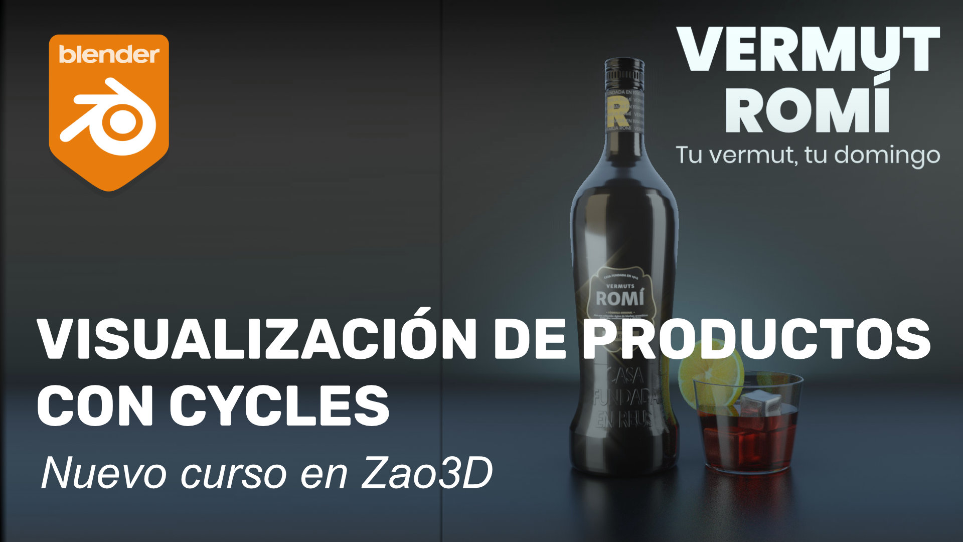 Curso de Visualización de productos con Cycles
