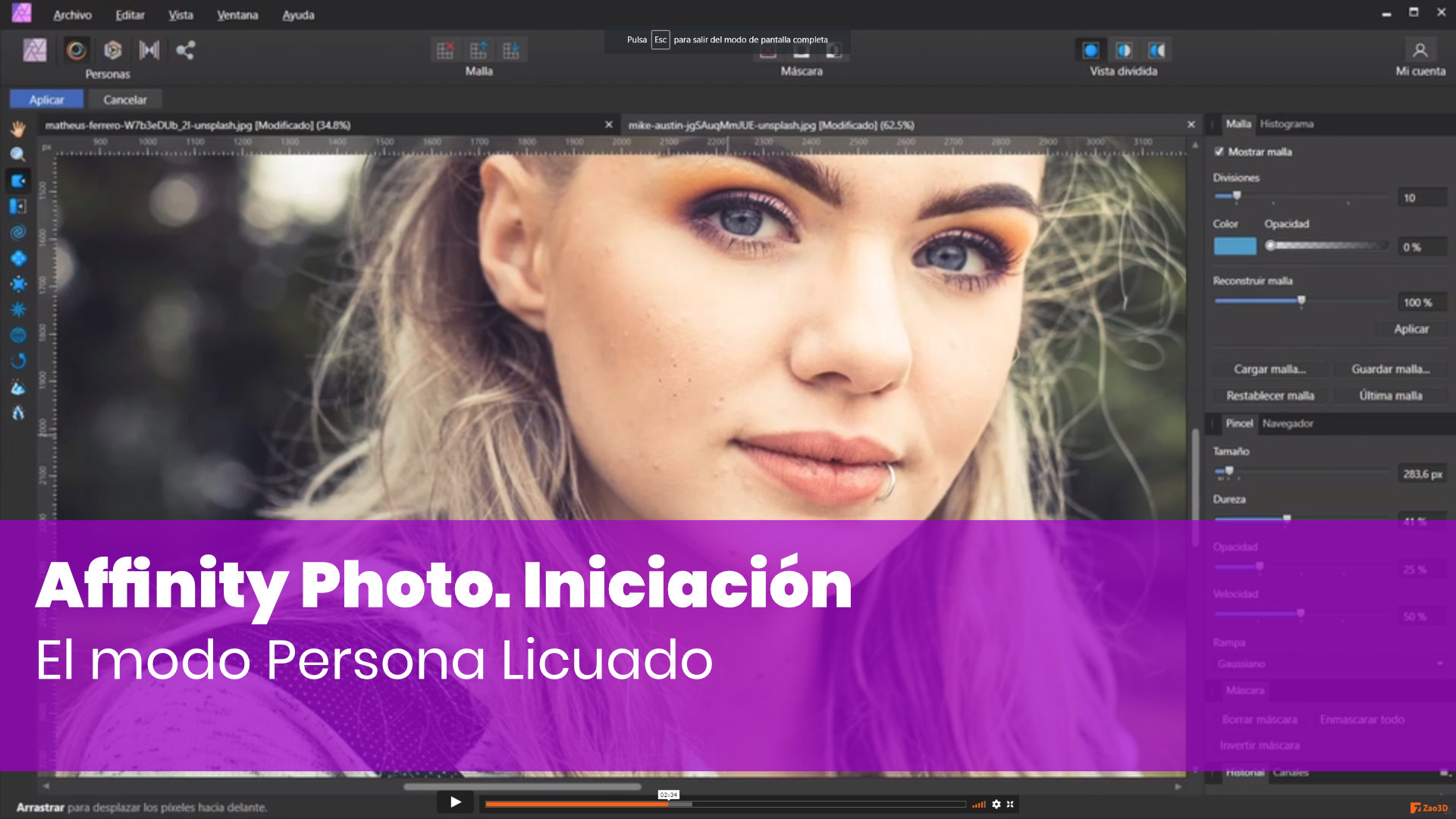 El modo Persona Licuado (Liquify Persona)