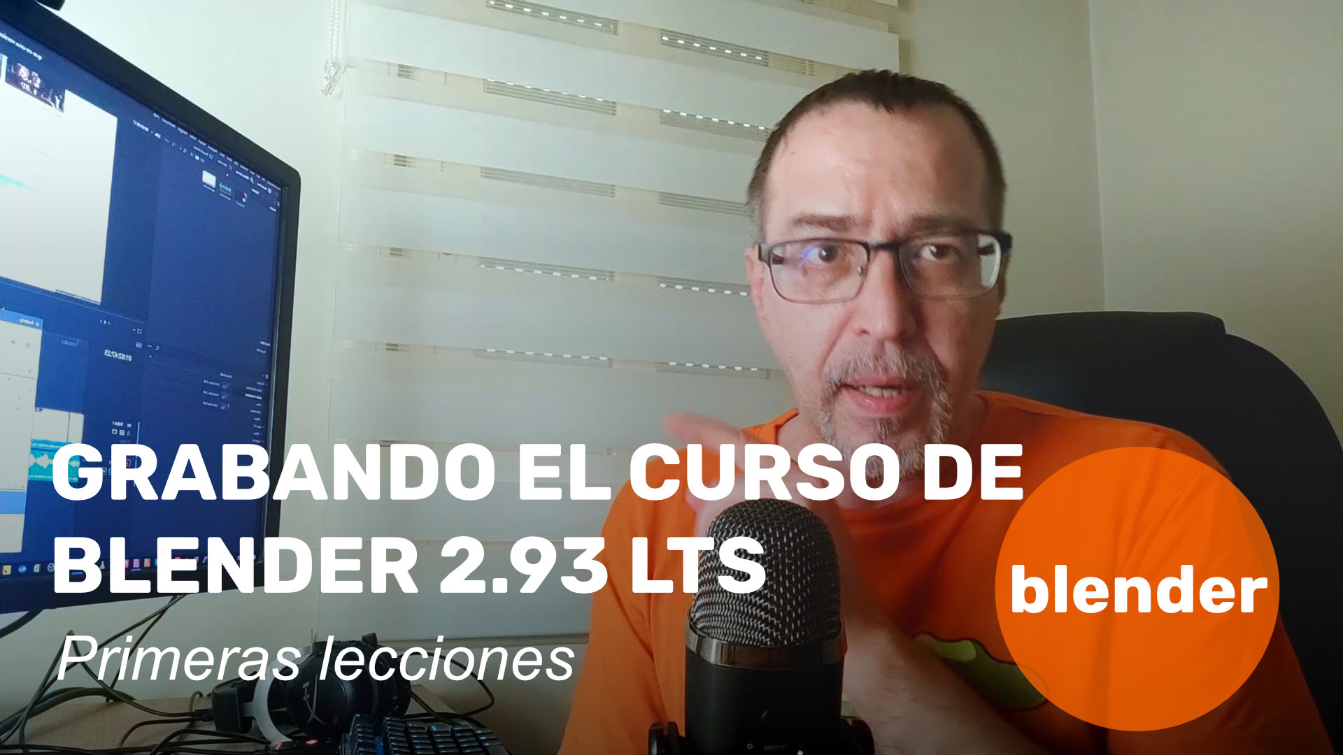 En marcha el curso de Blender 2.93 LTS. Primeras lecciones