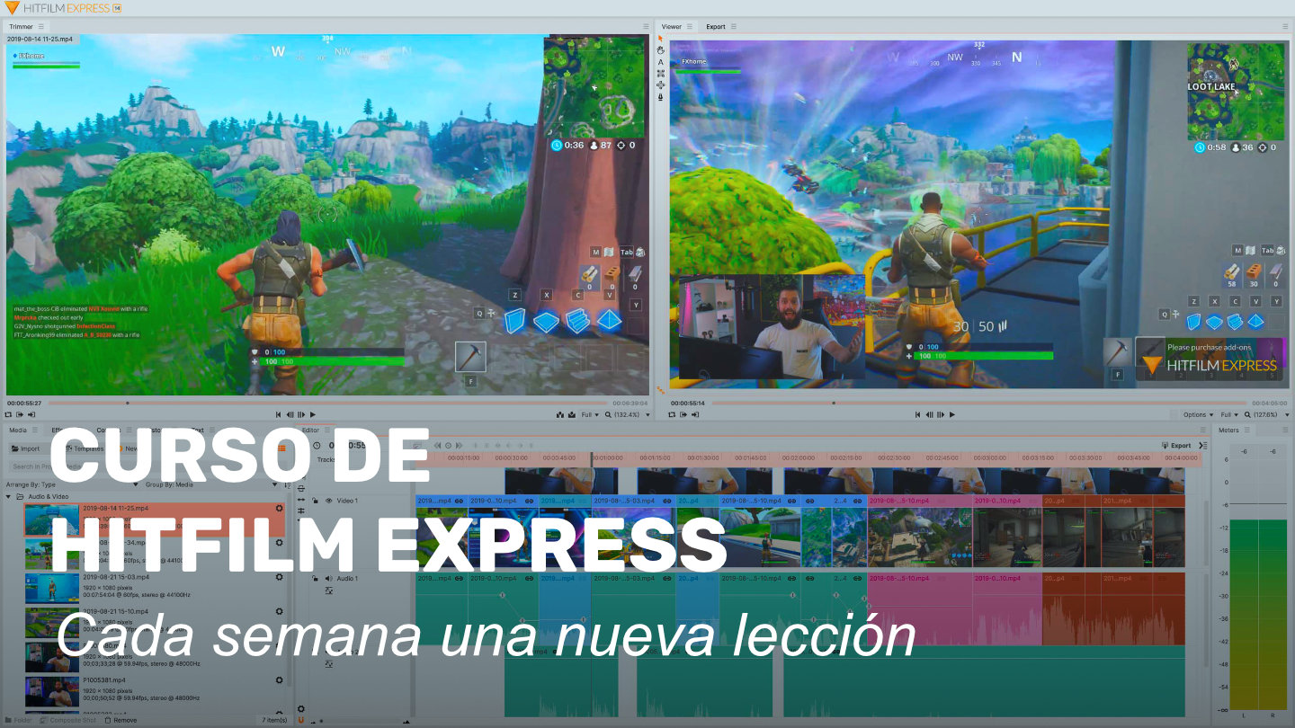 El curso de HitFilm Express, cada semana una nueva lección