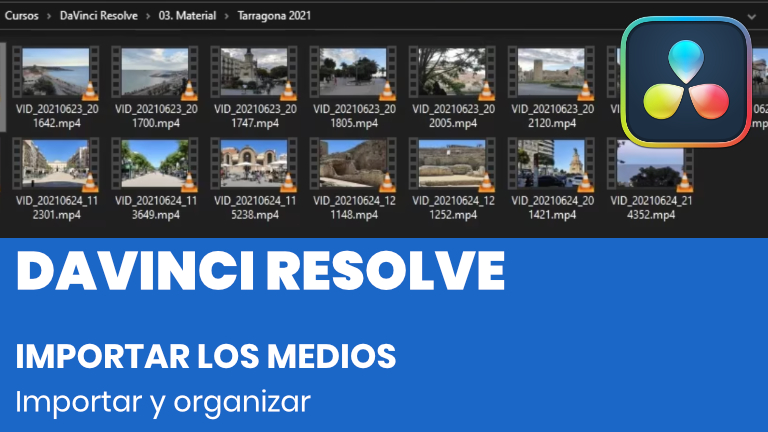 Importar los medios