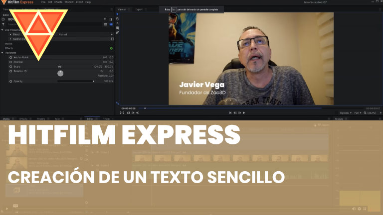 Creación de un texto sencillo