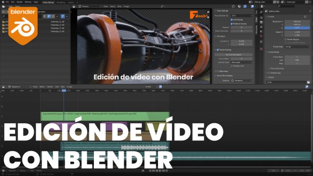 Curso de edición de vídeo con Blender