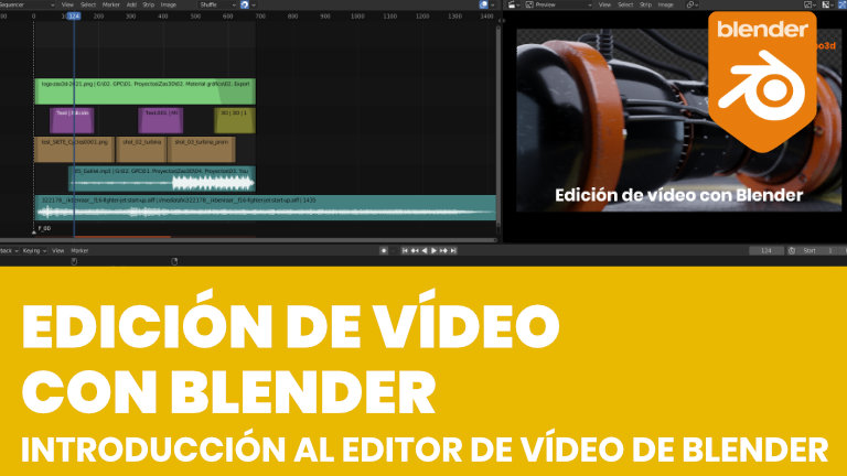 Introducción al editor de vídeo de Blender