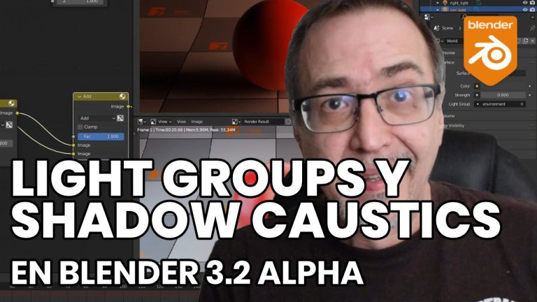 Light Groups y Shadow Caustics en Blender 3.2 alpha