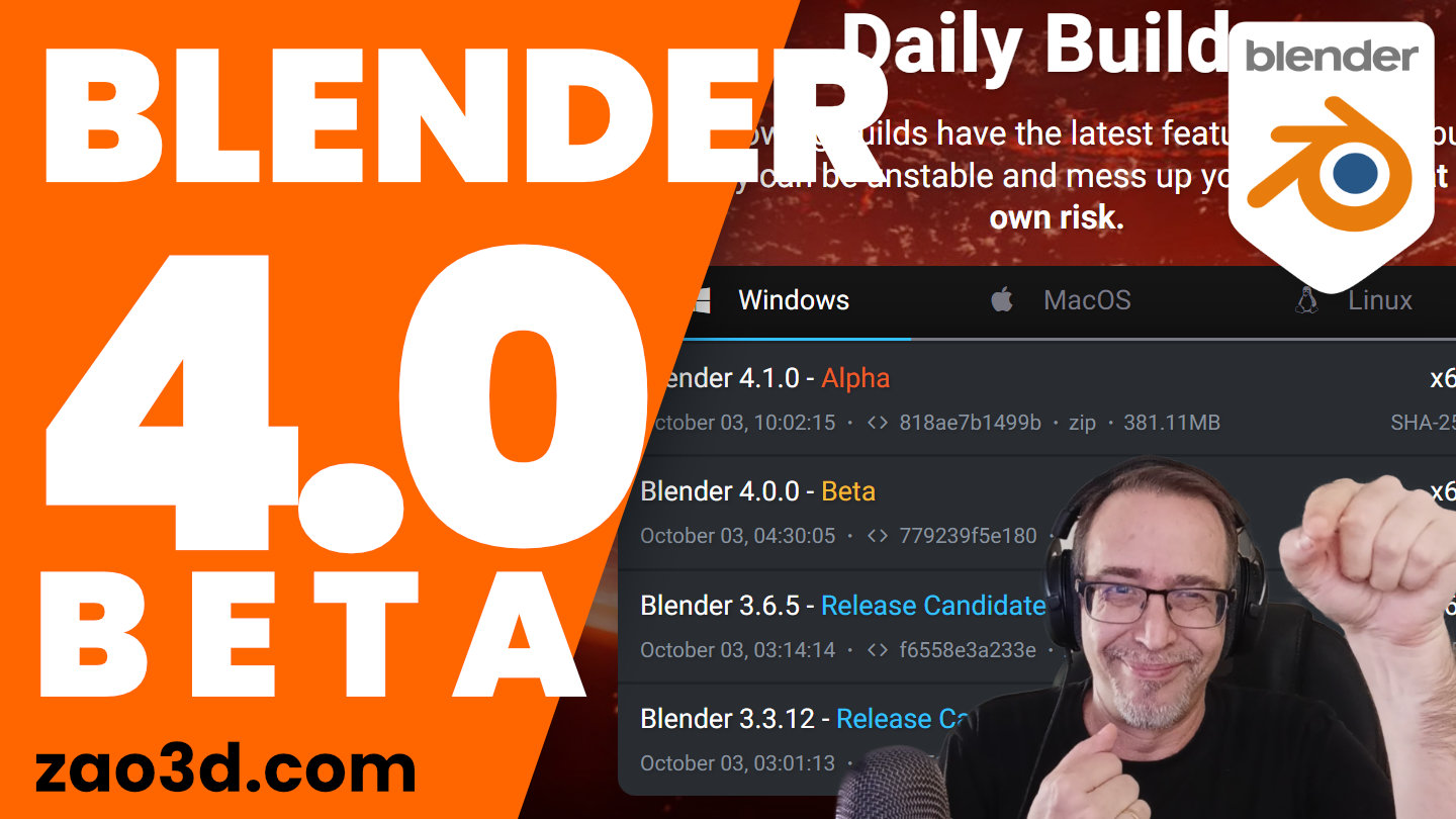 Vemos en acción Blender 4.0 Beta