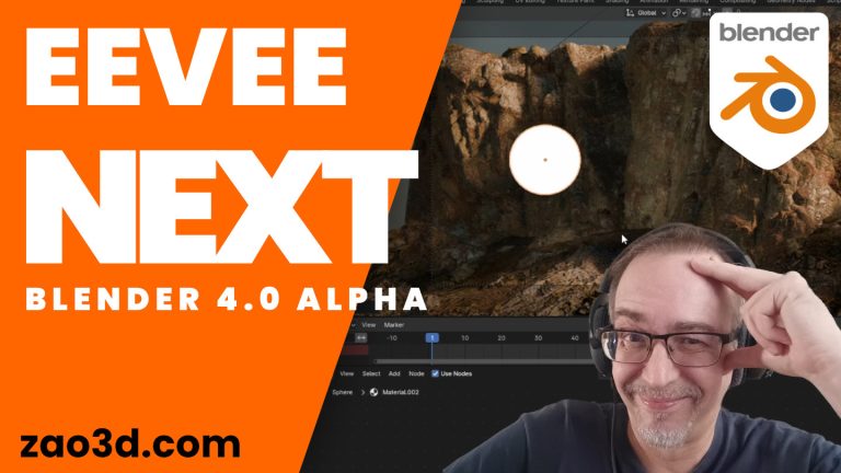 EEVEE Next. En Blender 4.1.0 Alpha