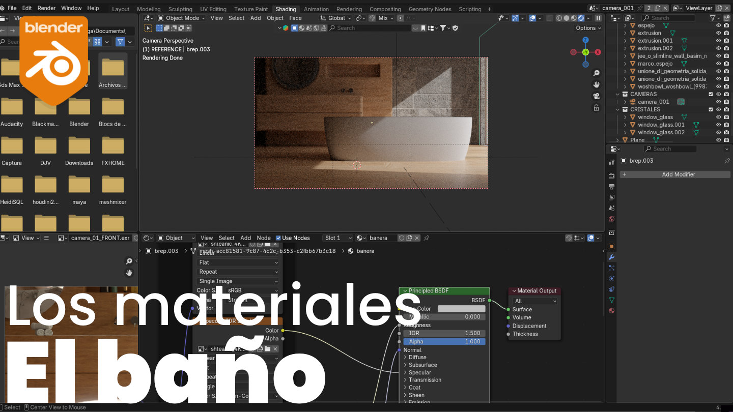 Materiales. Baño