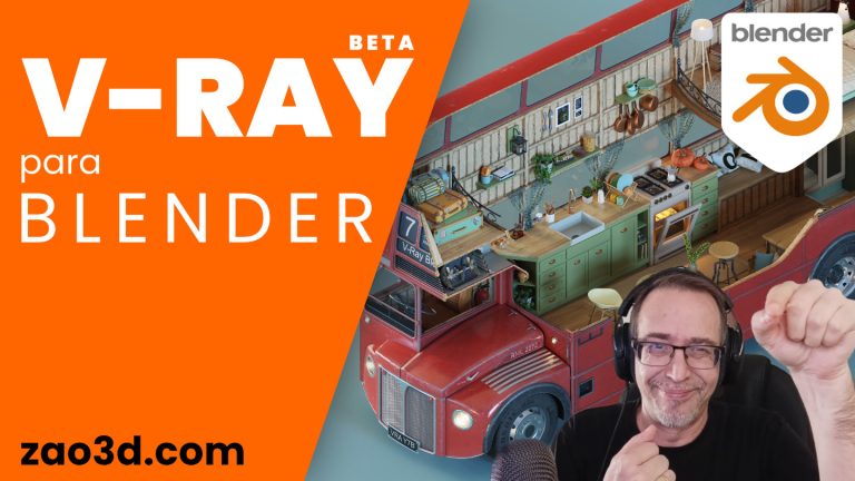 V-Ray para Blender, de forma oficial