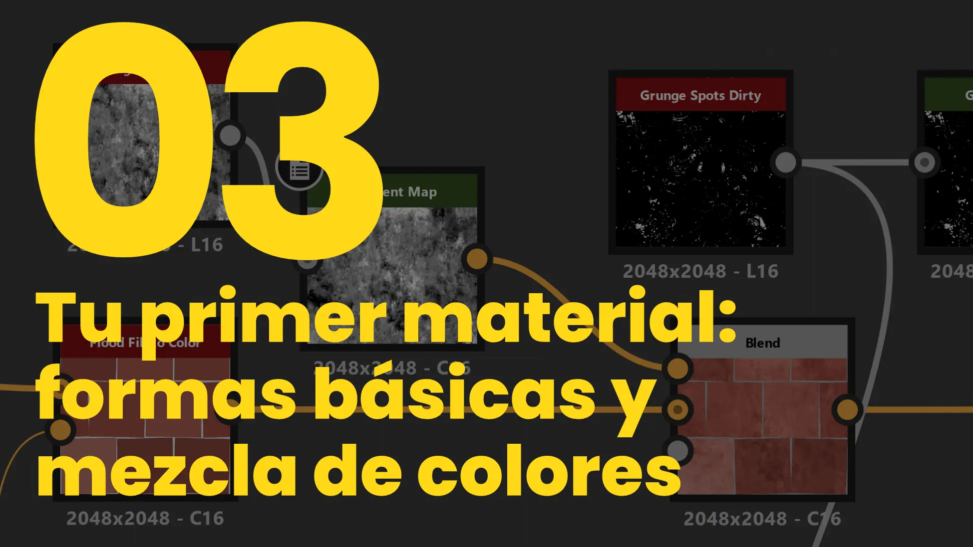 Tu primer material: formas básicas y mezcla de colores