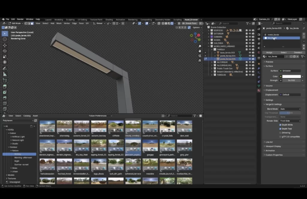 iluminacion blender archviz