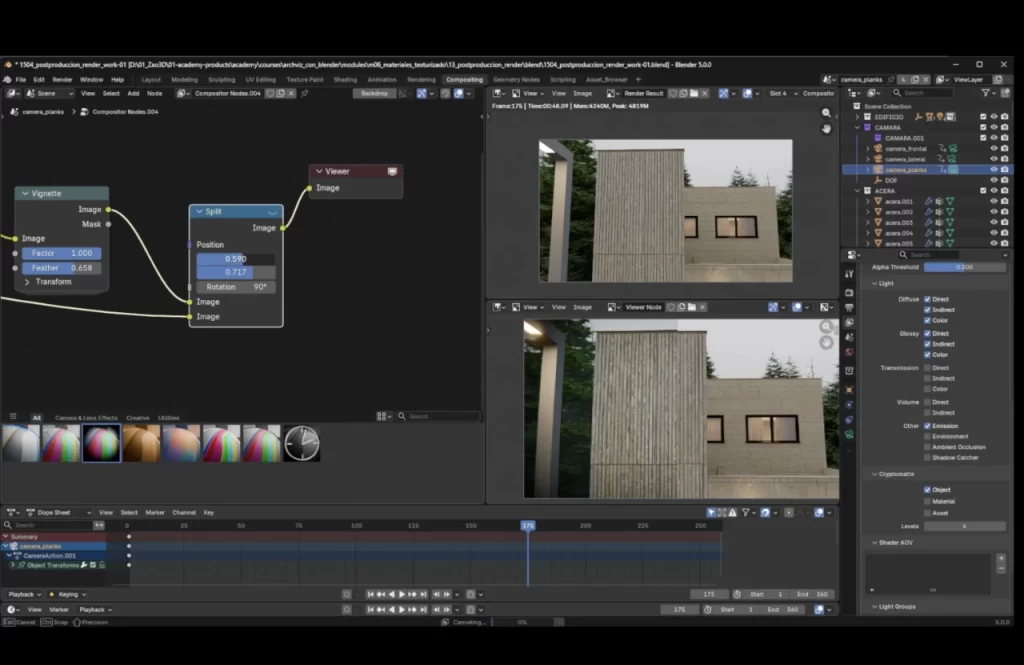 postproduccion blender archviz 02