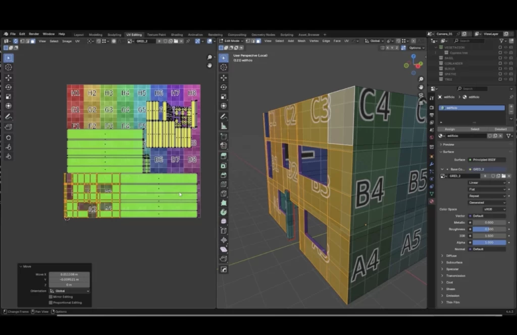 uv unwrap blender archviz 02