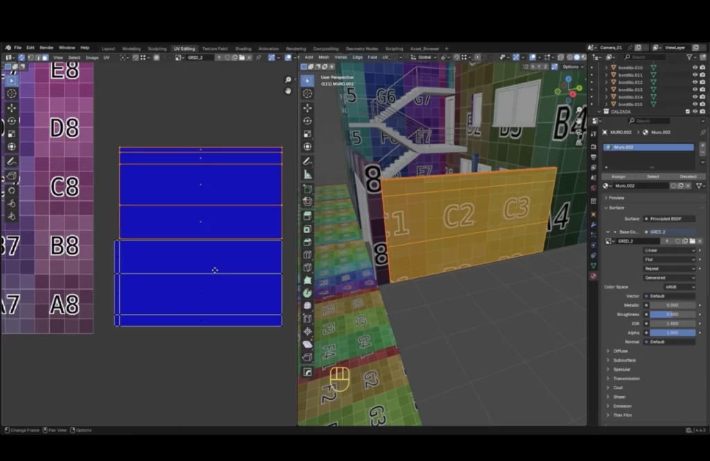 uv unwrap blender archviz