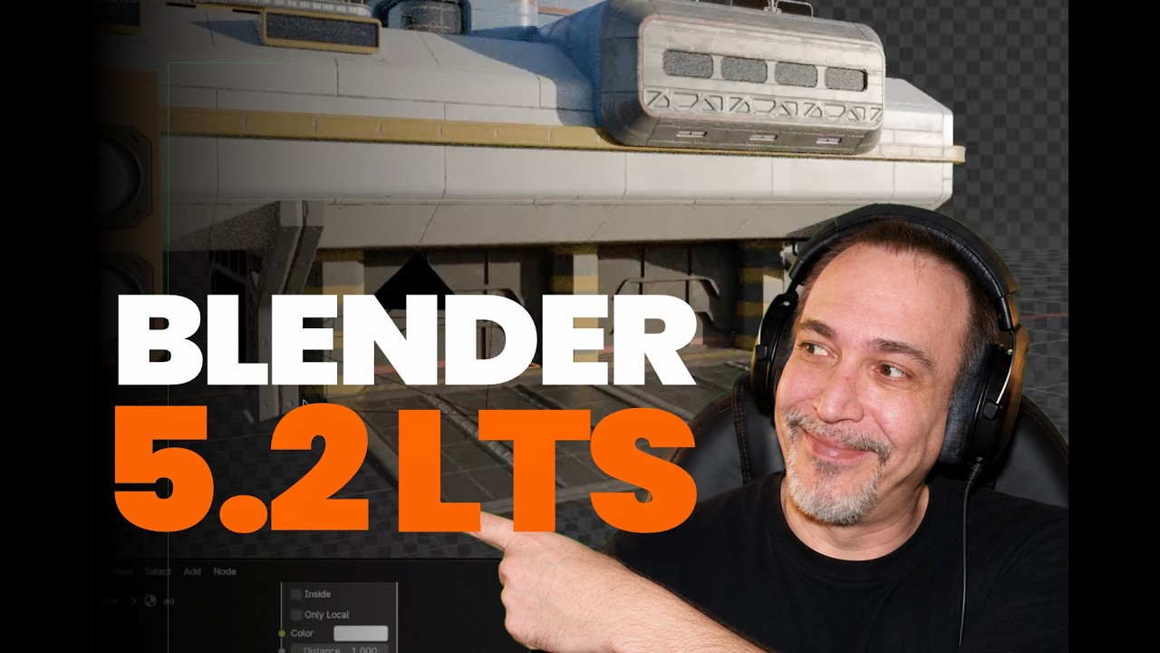 Blender 5.2 LTS: 7 novedades que me han gustado