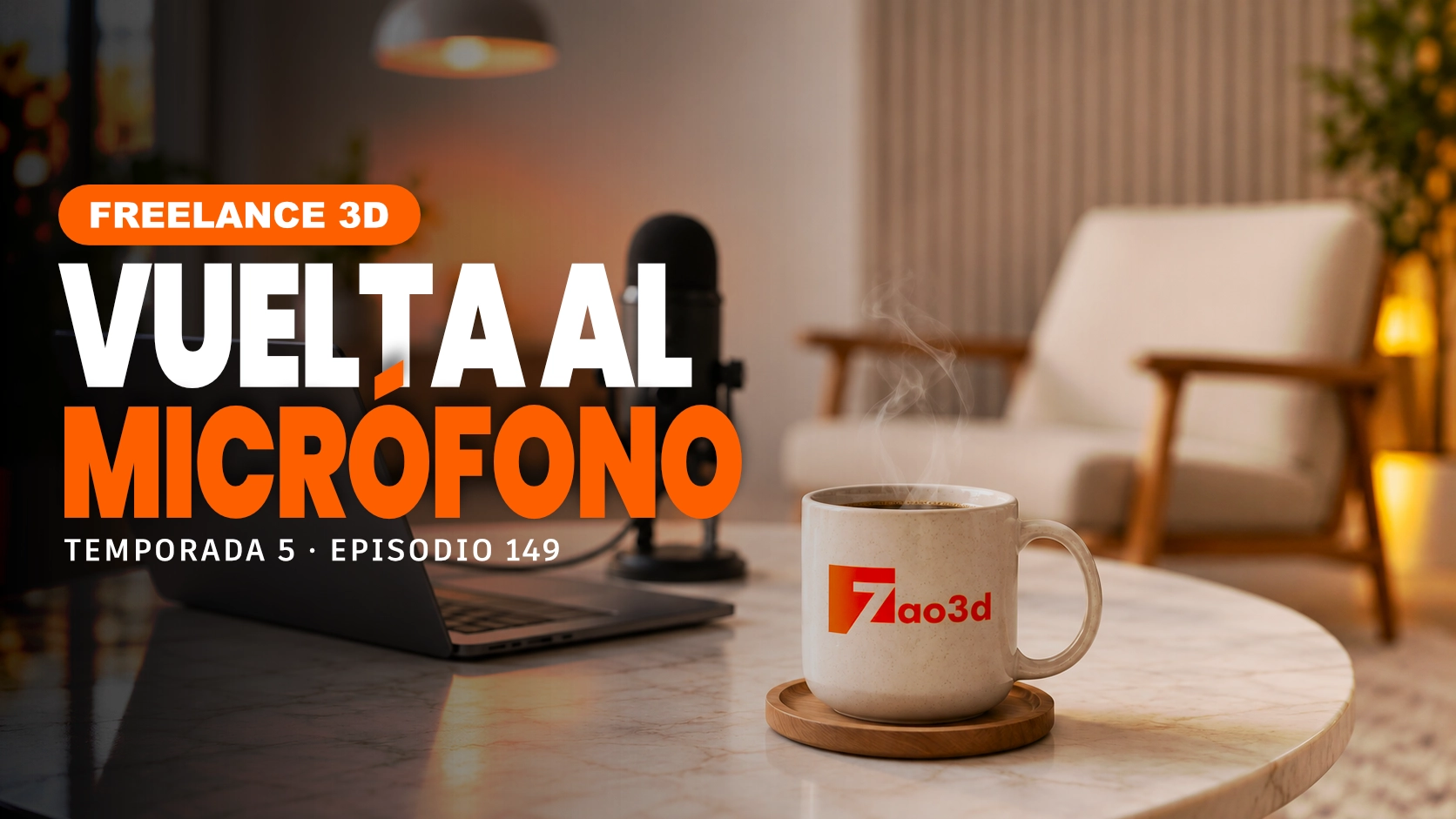 Episodio 149. Vuelta al micrófono 1 freelance 3d vuelta al microfono