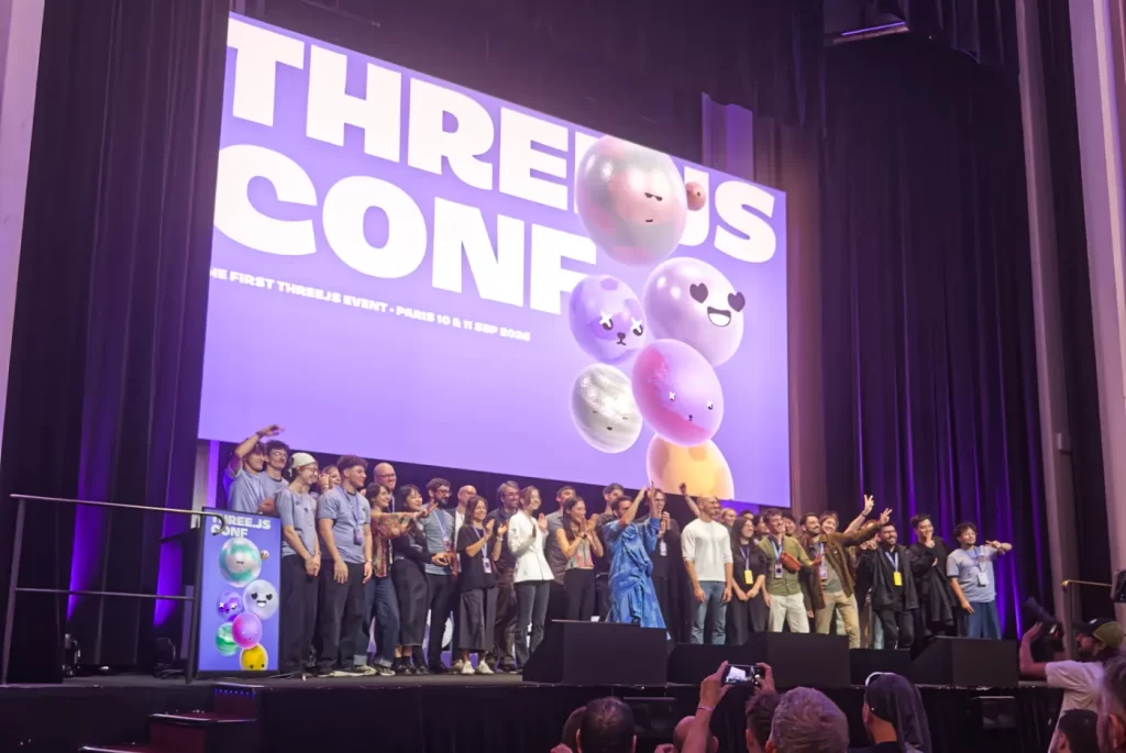 Lo que me traje de la primera Three.js Conference 3 grupo threejs conference paris 2026 09 11