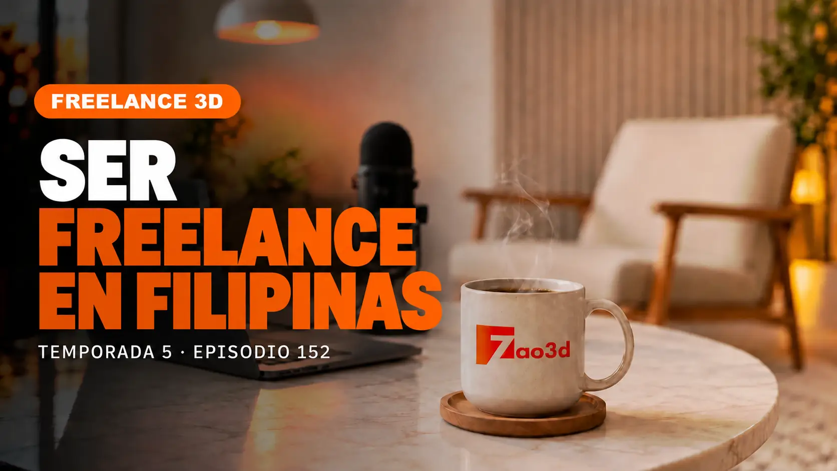 Miniatura del episodio 152 de Freelance 3D sobre trabajar como freelance desde Filipinas